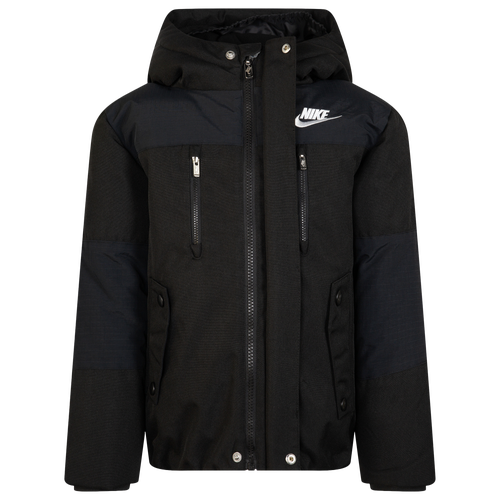 Nike Boys Outdoor Jacket Boys Preschool Black White Size 6