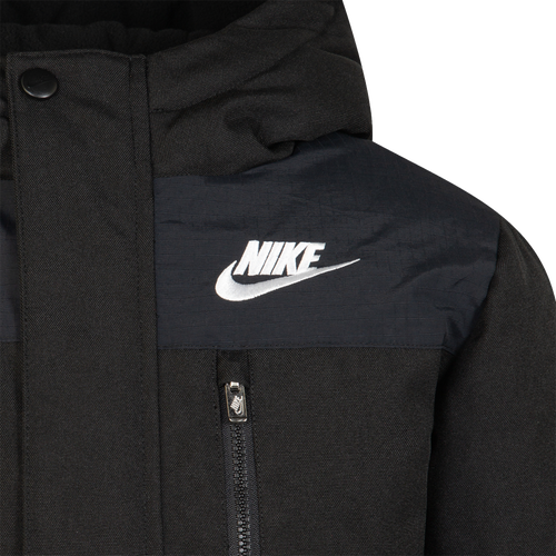 Nike Boys Outdoor Jacket Boys Preschool Black White Size 6