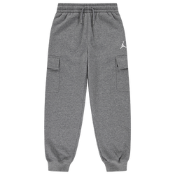 Garçons, Scolaire - Jordan Pantalon cargo en molleton Essential My Brooklyn - Gris/Blanc