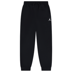 Boys' Grade School - Jordan Brooklyn Fleece Pant  - Black/White