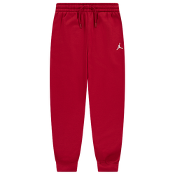 Boys' Grade School - Jordan Brooklyn Fleece Pant  - White/Red