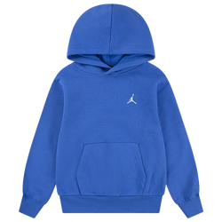 Boys' Grade School - Jordan Brooklyn Fleece Pullover Hoodie  - Blue/White