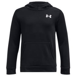 Boys' Grade School - Under Armour Armour Fleece Graphic Hoodie  - Black/Black