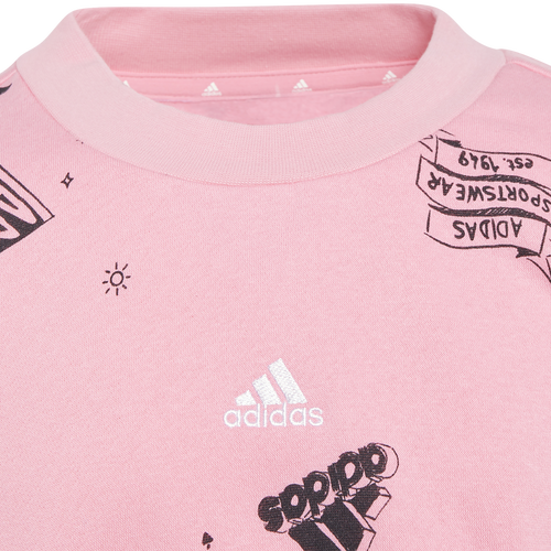 Adidas pink tape sweatshirt online