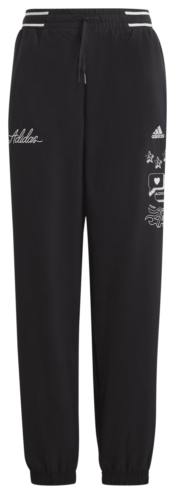 adidas Originals Black Big Logo Track Pants adidas Originals