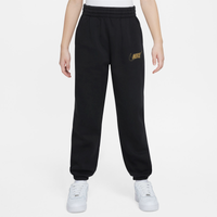 Nike BV2720-010 Girl's Joggers Fleece Standard Fit Sweat Pants Black SMALL  NEW!