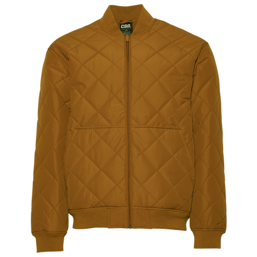 

CSG Mens CSG Baseline Quilted Jacket - Mens Wheat/Wheat Size S