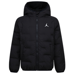 Boys' Preschool - Jordan Welded Puffer Jacket - Black/White