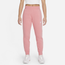 Nike LBR Club Fleece Pants - Girls' Grade School Pink/White