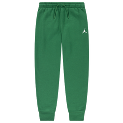 Boys' Grade School - Jordan Brooklyn Fleece Pants - Pine Green/White