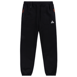 Boys' Grade School - Nike LBR Fleece Pant  - Black/White