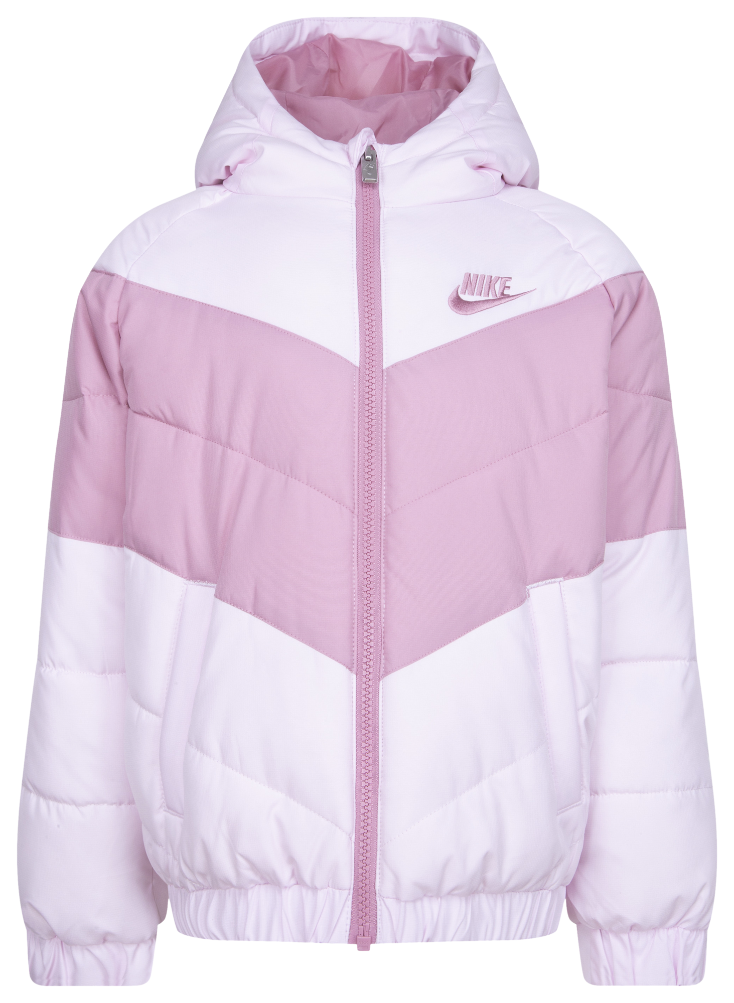 Pink and white nike on sale jacket