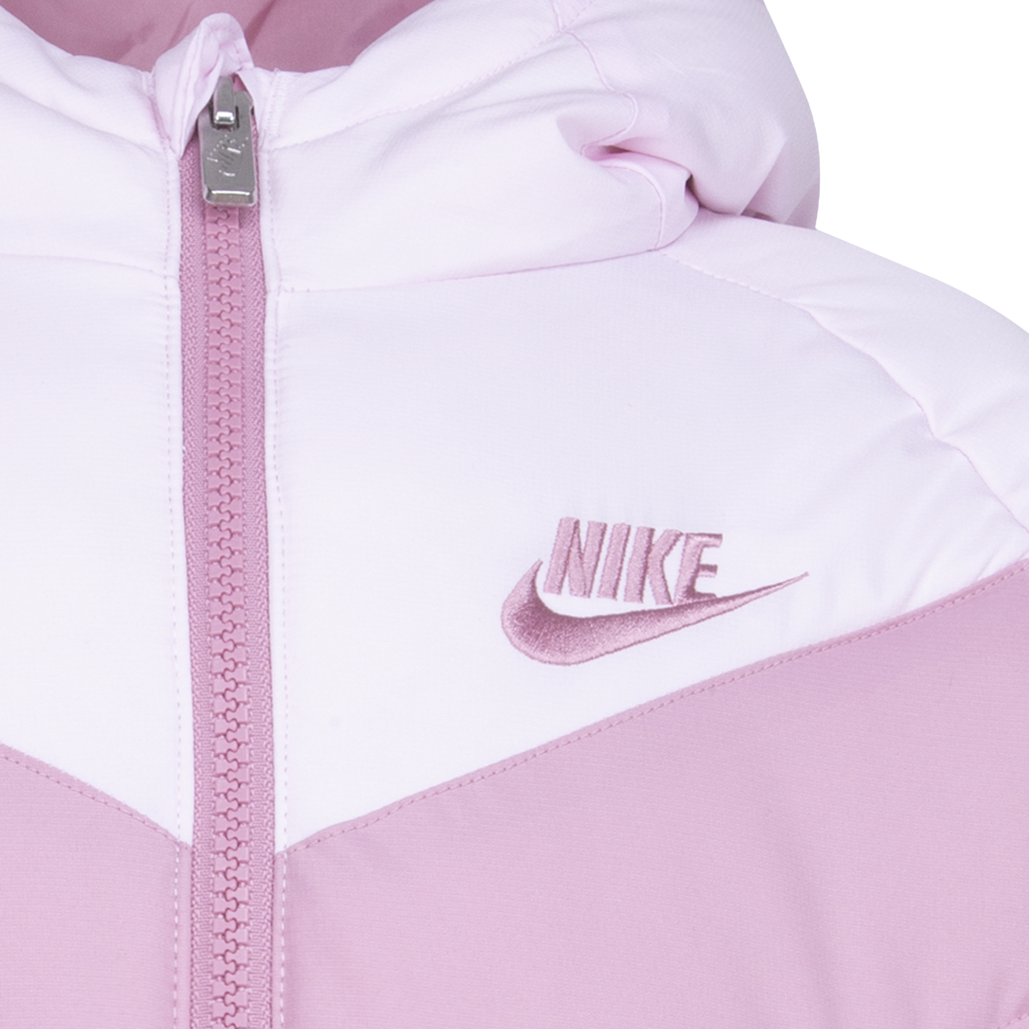 Nike windrunner jacket deals pink and white