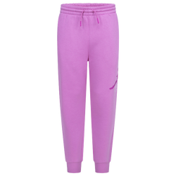 Girls' Grade School - Jordan Jumpman Baseline Pants - Pink/White