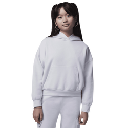 Girls' Grade School - Jordan Brooklyn Essentials Pullover - White/Football Grey