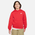 Nike NSW Club LBR Fleece Hoodie - Boys' Grade School Red/White