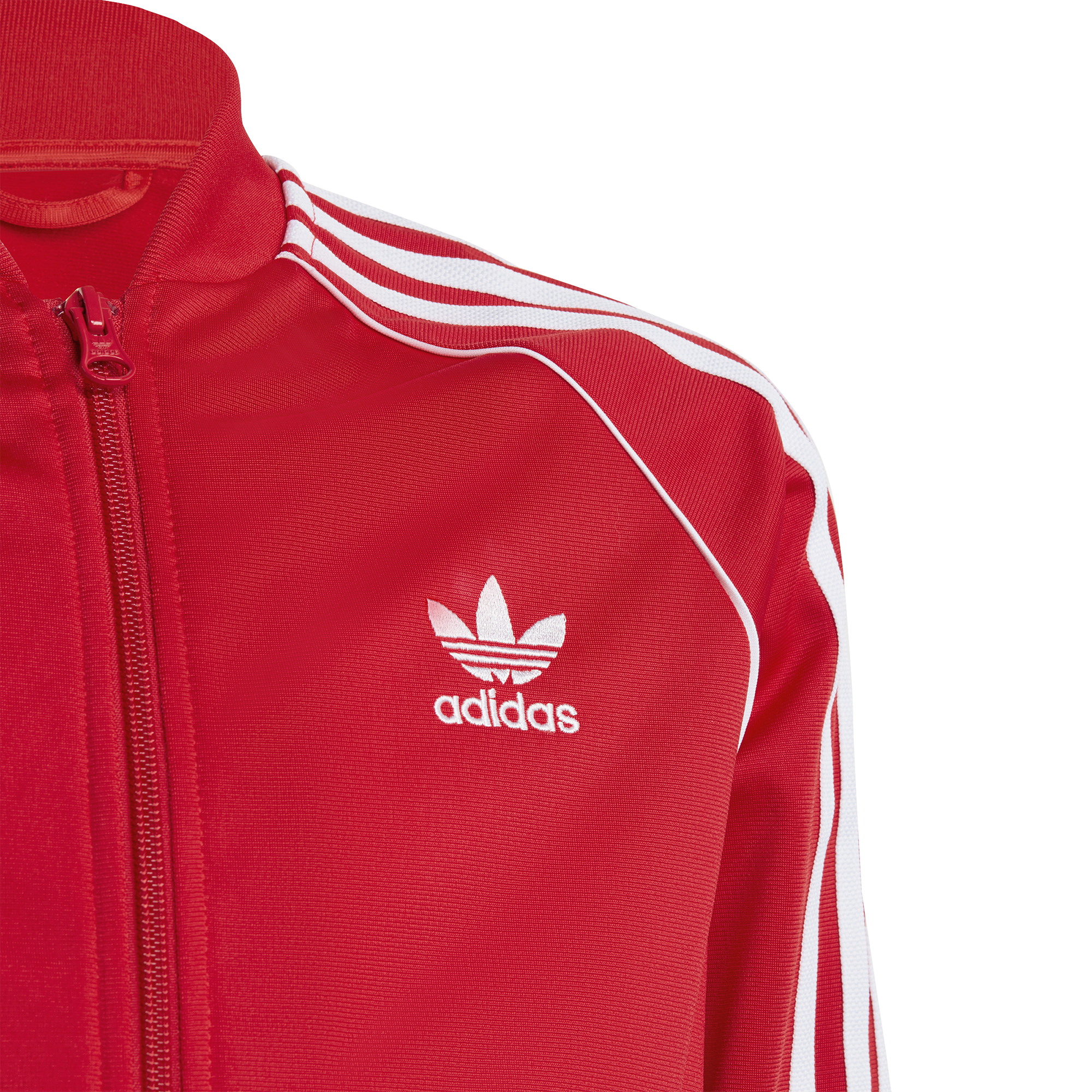 Adidas originals boys' superstar track jacket red sale