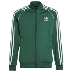 Boys' Grade School - adidas Originals Adicolor Superstar Track Jacket_FEB11 - Green/White