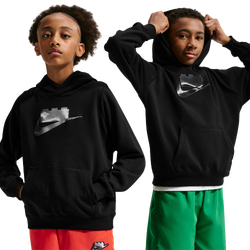 Boys' Grade School - Nike x Lego Collection 365 Hoodie  - Black/White