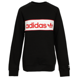 Boys' Grade School - adidas Originals New York Crew - Black/Red/White