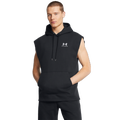 Under Armour Icon Fleece Sleeveless Hoodie - Under Armour Black/White