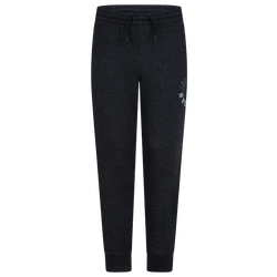 Boys' Grade School - Jordan PE Heather Fleece Pants  - Grey/White