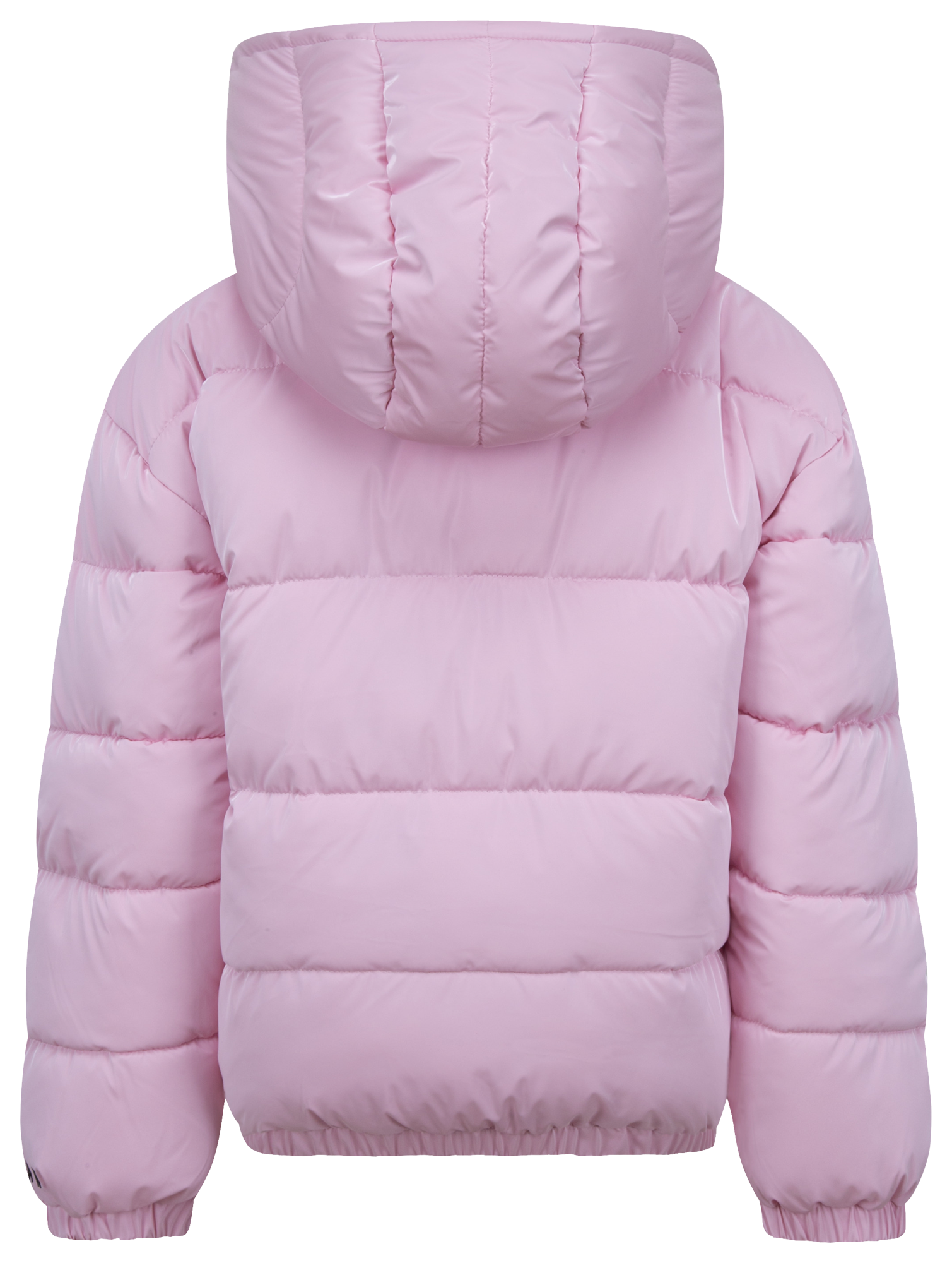 Pink puffer hot sale jacket girls