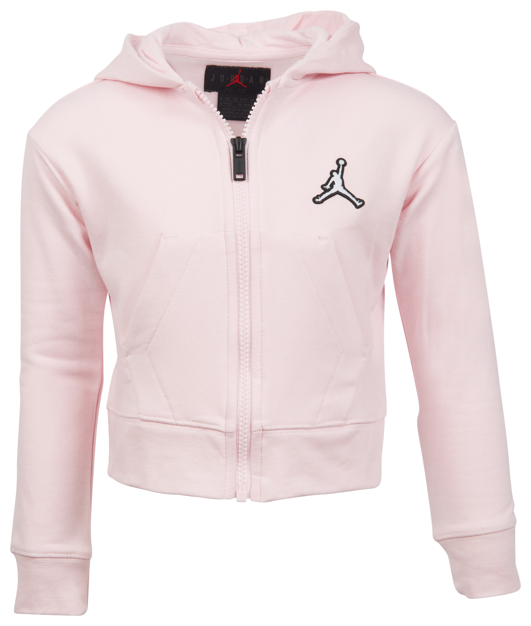 Dallas Cowboys Women's Reign Cropped Full-Zip Hoodie - Pink