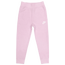 Nike Club Fleece Joggers - Girls' Preschool Pink/White