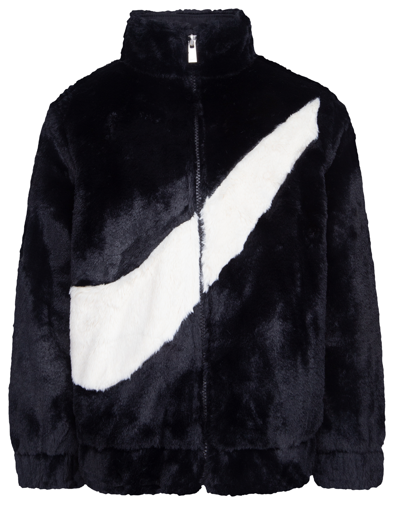 Fleece hot sale fur jacket