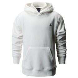 Boys' Grade School - New Balance Back Logo Hoodie - White/Black