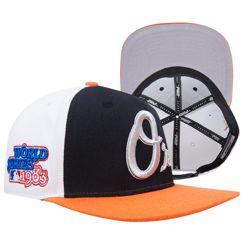 

Pro Standard Pro Standard Orioles Chrome Wool Snapback - Adult Black/Orange Size One Size