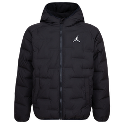 Boys' Grade School - Jordan Welded Puffer Jacket - Black/White