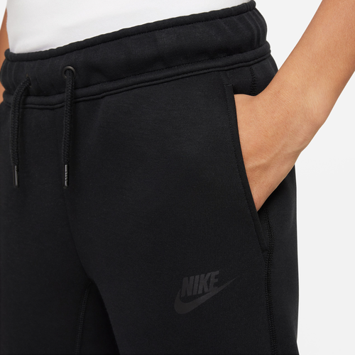 Black tech fleece pants best sale