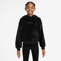 Girls' Grade School - Nike Cozy Pullover Hoodie - Black/Black