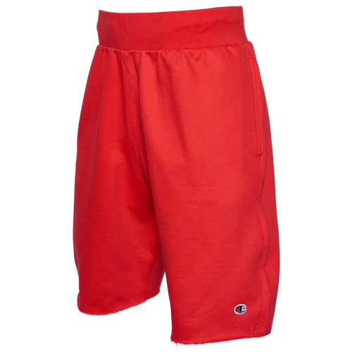 

Champion Mens Champion Reverse Weave Cut Off Shorts - Mens Red/Red Size L