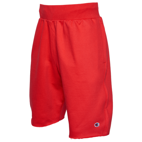 

Champion Mens Champion Reverse Weave Cut Off Shorts - Mens Red/Red Size M