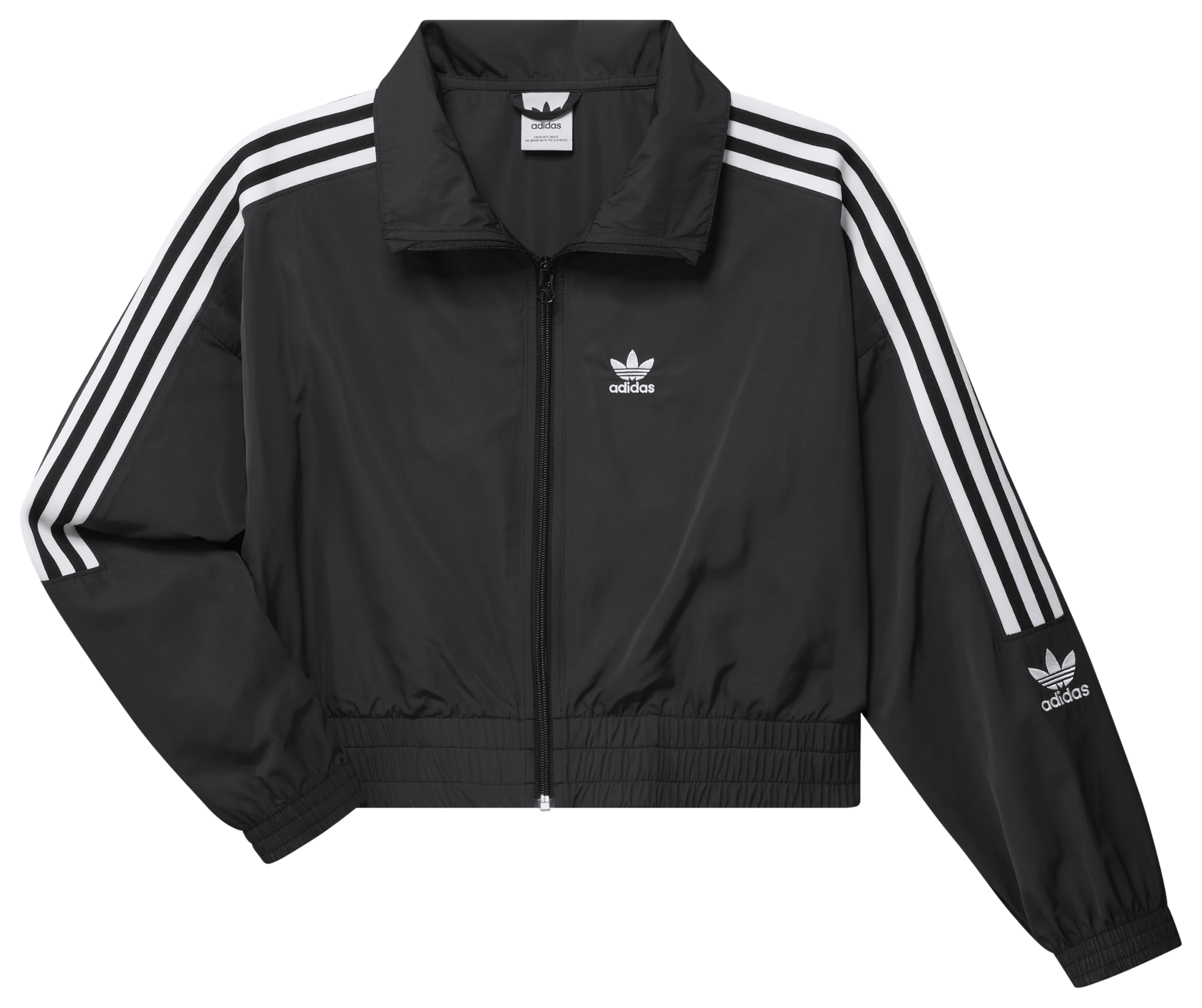 Adidas originals locked up logo track jacket shop in black