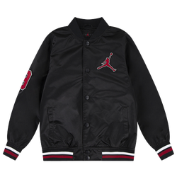 Boys' Grade School - Jordan HBR Varsity Bomber Jacket  - Black/Red
