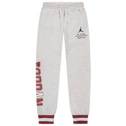 Boys' Grade School - Jordan Court Of Legends Pants - Red/Sail Heather