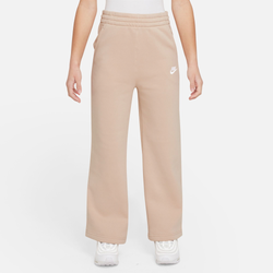 Girls' Grade School - Nike NSW Club Fleece WL Pants - Tan/White