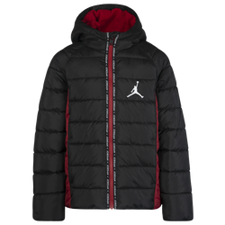 Boys' Preschool - Jordan Heavy Weight Puffer  - Black/Multi