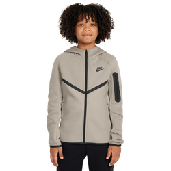 Boys' Grade School - Nike Tech Fleece Full-Zip  - Cream Ii/Black