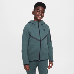 Boys' Grade School - Nike Tech Fleece Full-Zip  - Olive/Black