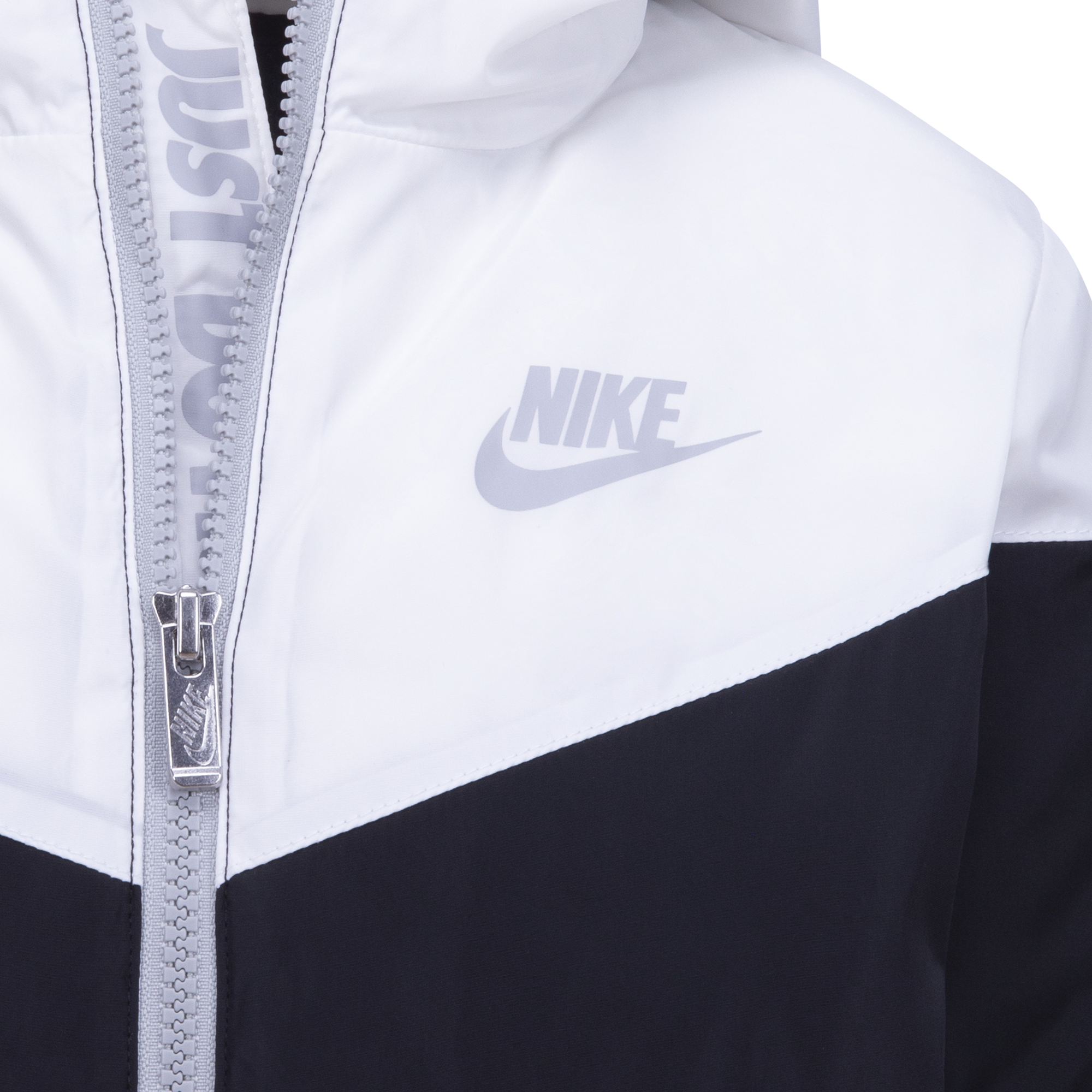 Nike heritage black and white store colorblock sweatshirt