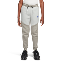 Boys' Grade School - Nike Tech Fleece Pants  - College Grey/College Grey/Blue
