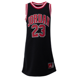 Girls' Toddler - Jordan 23 Jersey Dress  - Black/Gym Red