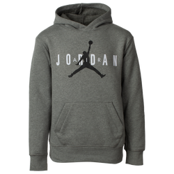 Boys' Grade School - Jordan HBR Fleece Pullover Hoodie - Grey/Black