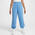 Nike NSW Club LBR Oversized Fleece Pants - Girls' Grade School Blue Beyond/Blue Beyond