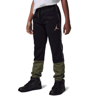 Air Jordan Flight Contrasting Colors Breathable Drawstring Sports Pants  Yellow CV3175-275